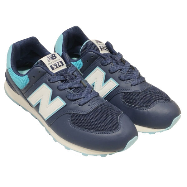 scarpe da bambino New Balance sneakers navy white GC574SN1 - immagine 4