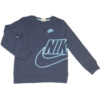 completo da bambino di Nike tuta in felpa garzata blu midnight navy - immagine 4