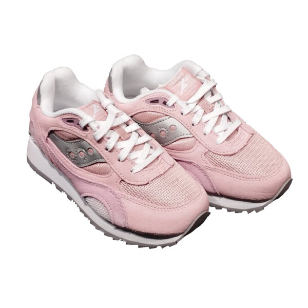 scarpe da bambina SAUCONY shadow sneakers pink grey con laccio - immagine 4