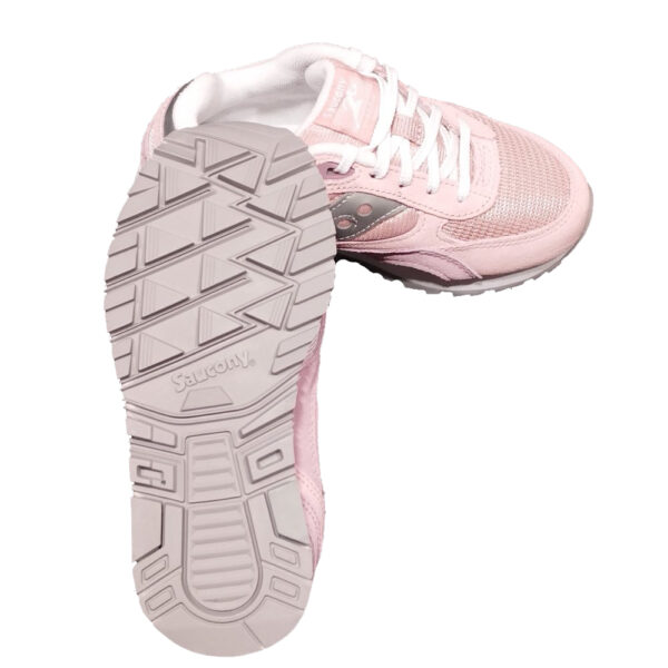 scarpe da bambina SAUCONY shadow sneakers pink grey con laccio - immagine 2