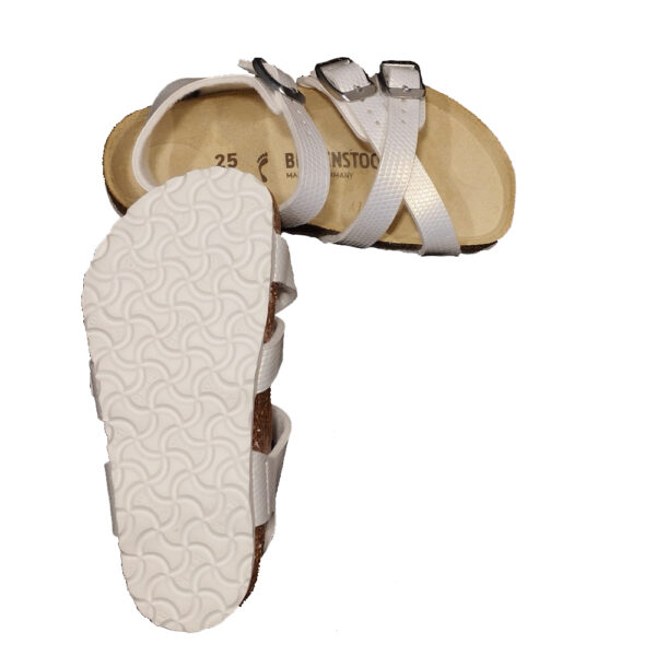 sandalo da bambina Birkenstock tinta panna Kumba kids - immagine 2