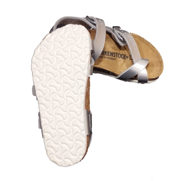 sandalo da bambina birkenstock tinta silver Taormina - immagine 2