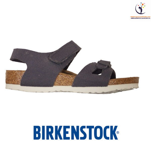 sandalo da bambino Birkenstock tinta blu Colorado rivet