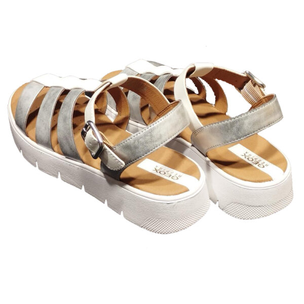 sandalo da bambina Geox dandra D45SCB OCD argento - immagine 3