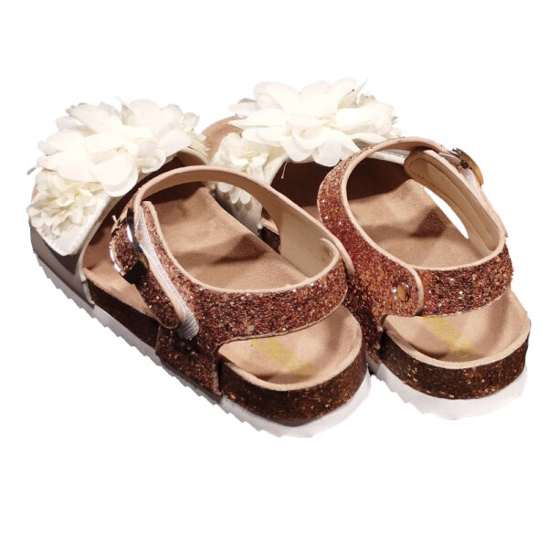 Sandalo da bambina di Colors Of California glitter rosa - immagine 3