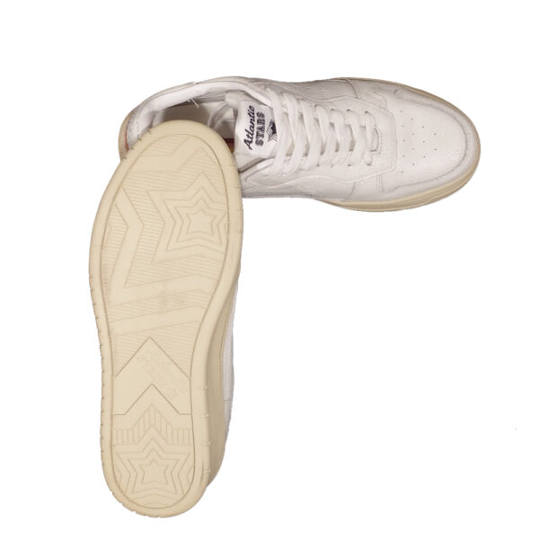 scarpe da uomo Atlantic Stars sneakers Hokuto bianca martelleta - immagine 2