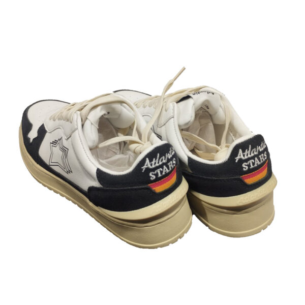 scarpe da uomo Atlantic Stars sneakers Hokuto bianca e nera - immagine 3
