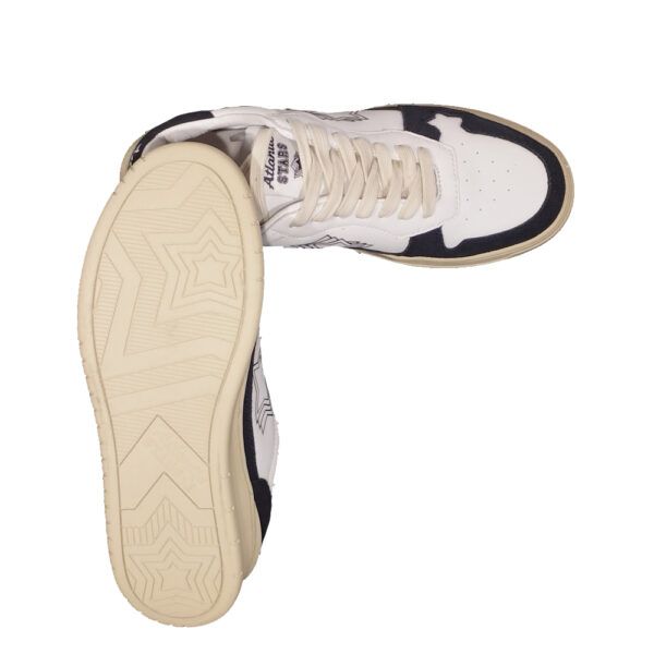 scarpe da uomo Atlantic Stars sneakers Hokuto bianca e nera - immagine 2