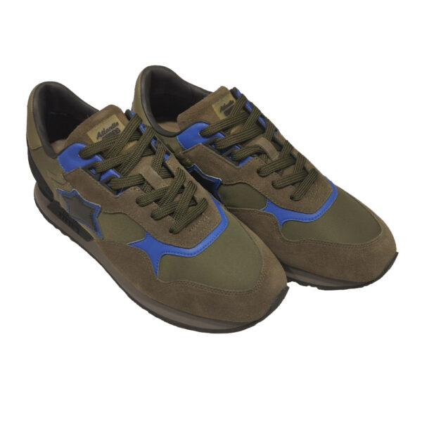 scarpe da uomo Atlantic Stars sneakers draco green-army - immagine 4