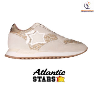 scarpe da donna Atlantic Stars sneakers Ghala bright sand platino