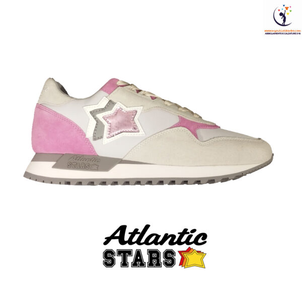scarpe da donna Atlantic Stars sneakers Ghala bright white pink