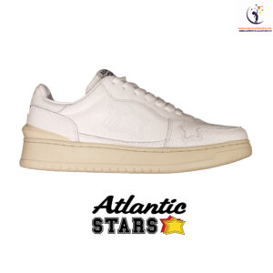 scarpe da uomo Atlantic Stars sneakers Hokuto bianca martelleta