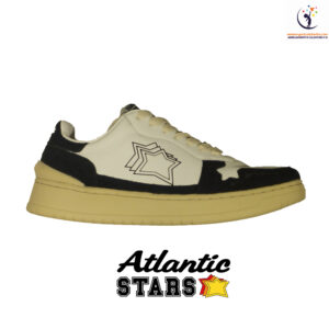 scarpe da uomo Atlantic Stars sneakers Hokuto bianca e nera