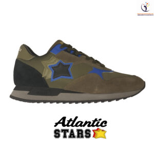 scarpe da uomo Atlantic Stars sneakers draco green-army