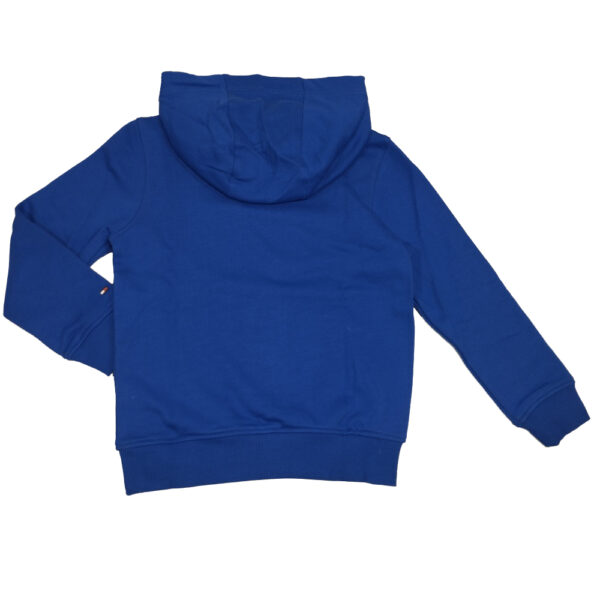 felpa da bambino tommy hilfigher con cappuccio KS0KS00205 azzurro - immagine 4