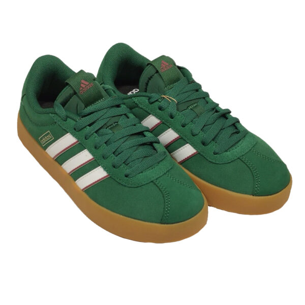 scarpe ADIDAS sneakers court 3.0 green white - immagine 3